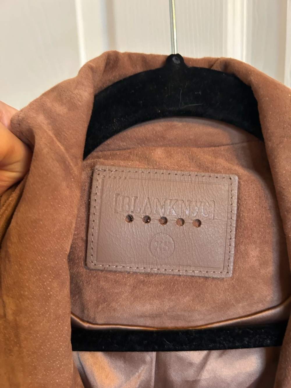 BLANK NYC SUEDE MOTO JACKET - SZ XSMALL - Picture 4 of 5